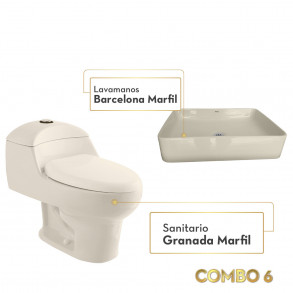 COMBO GRANADA Y BARCELONA MARFIL